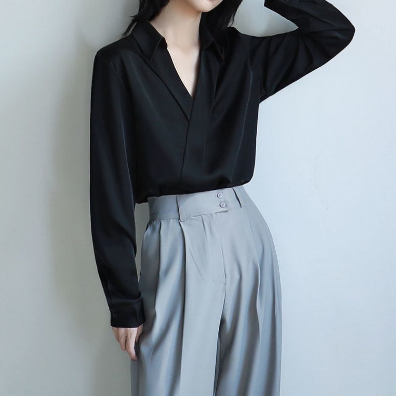 Gidyq Vrouwen Zwart Chiffon Sh - Korean Lifestyle recensie en prijs